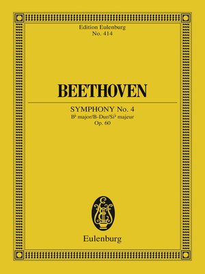 cover image of Symphony No. 4 Bb major
